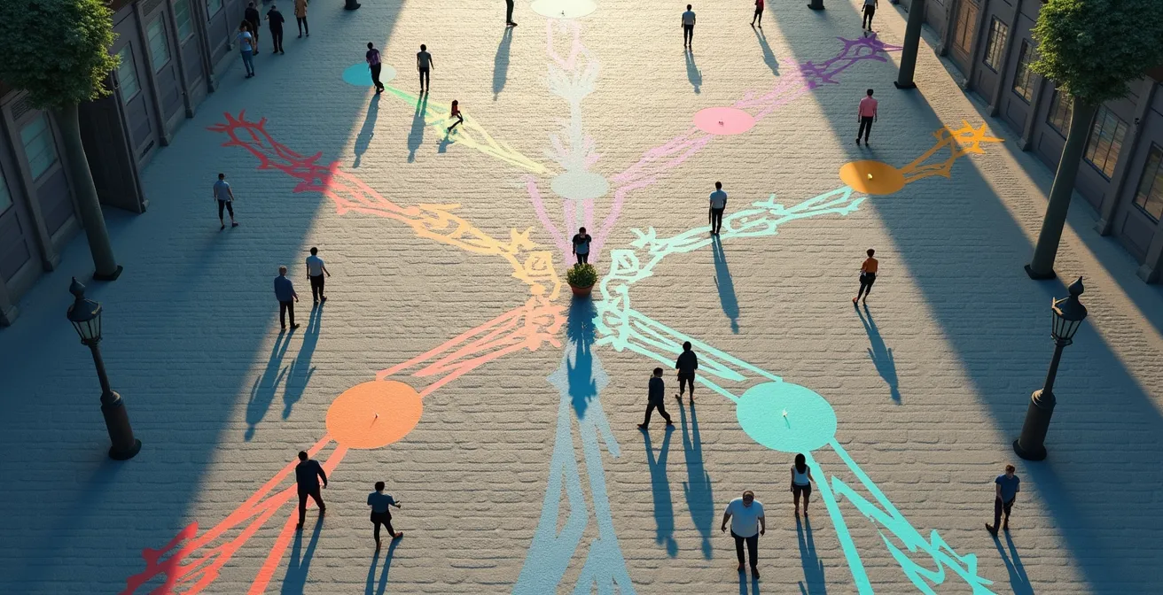 Gefaseerd onboarding-proces voor nieuwe Discord-gebruikers met visuele wegwijzers