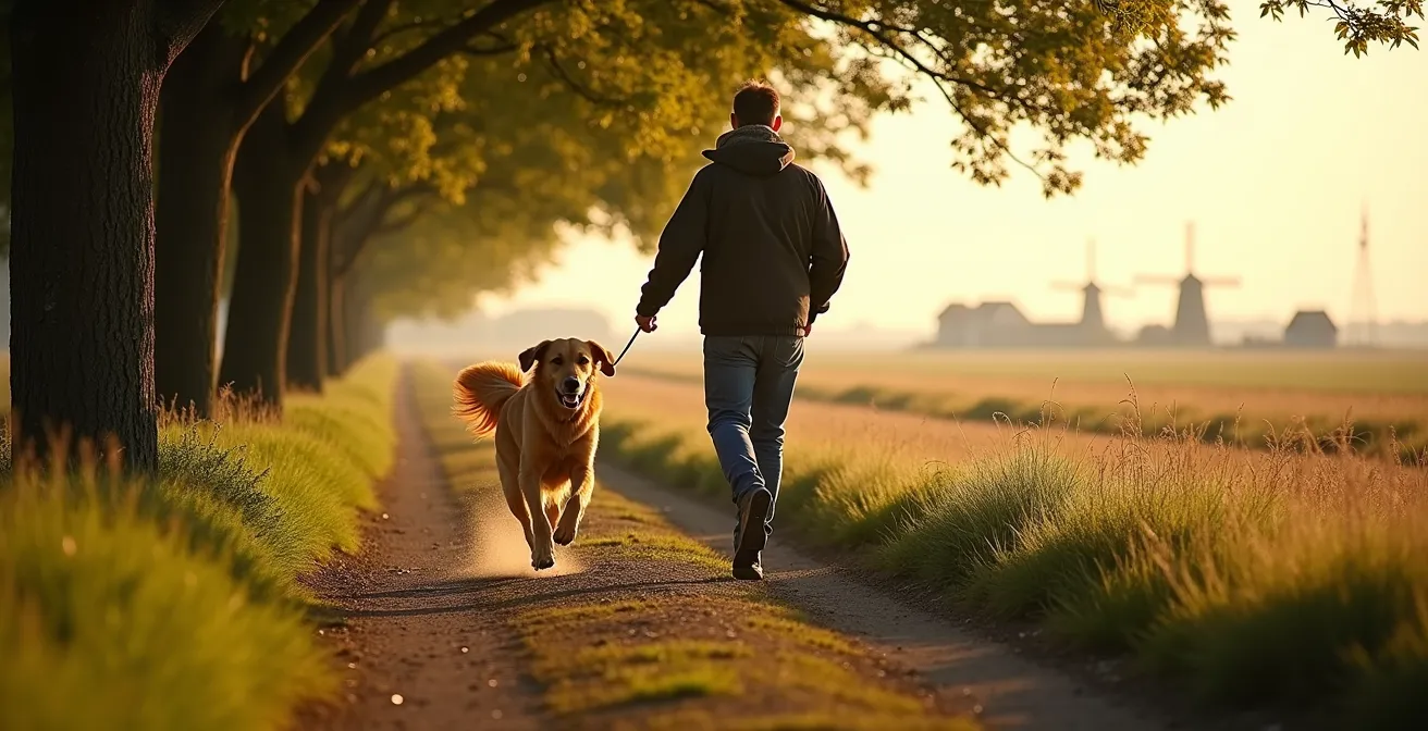 Hondenwandeling door Vlaamse polders als duurzaam alternatief voor het drukke strand