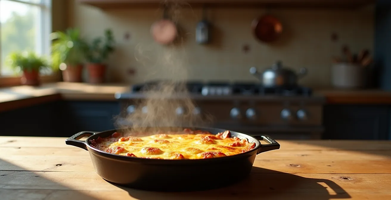 Goudbruin gegratineerde witloofrolletjes vers uit de oven